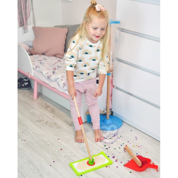 TOOKY TOY puinen siivoussetti lapsille 6 kpl.