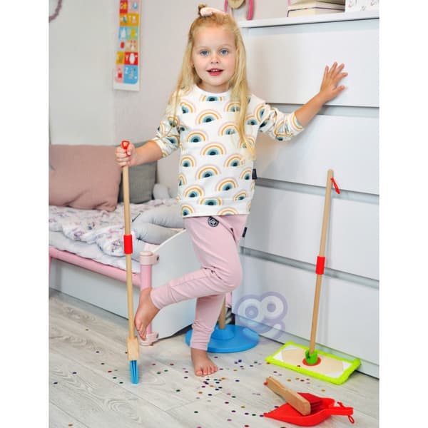 TOOKY TOY puinen siivoussetti lapsille 6 kpl.