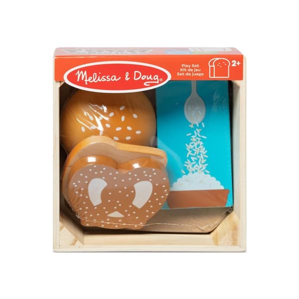 Melissa & Doug Puinen ruokaryhmien leikkisetti - jyvät