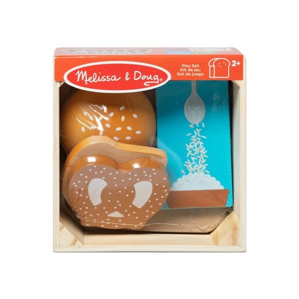 Melissa & Doug Lekesett i tre med matvaregrupper - Korn