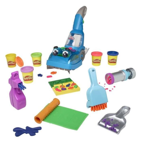 Play-Doh leksaksdammsugare med 5 krukor modelllera - Klassikerna
