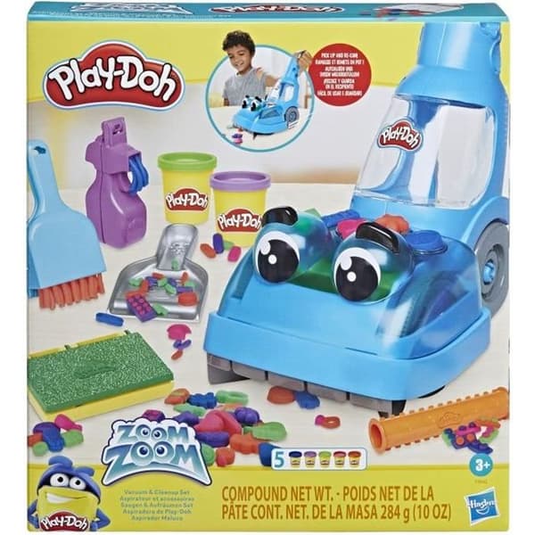 Play-Doh leksaksdammsugare med 5 krukor modelllera - Klassikerna