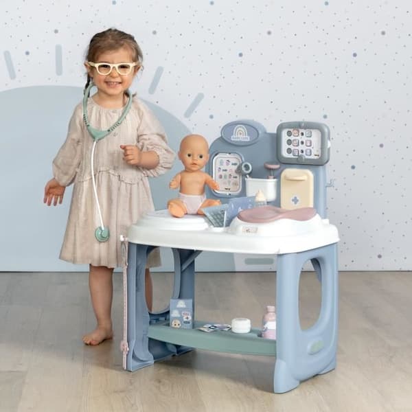 Toy - Smoby - Baby Care - Care Center - Mixed - 3 år - Vit