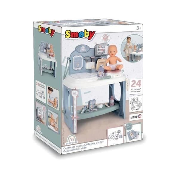 Toy - Smoby - Baby Care - Care Center - Mixed - 3 år - Vit