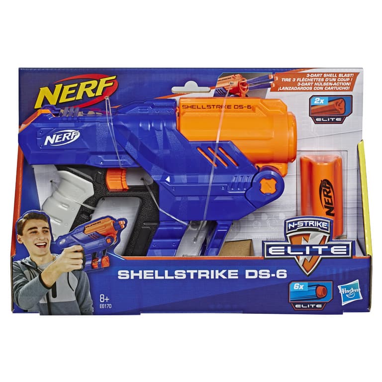 Nerf Elite Shellstrike DS 6 Blaster