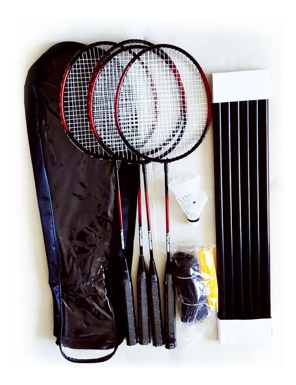 Badmintonset 4 spelare ink nät, SportMe