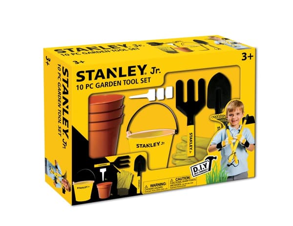 Trädgårdsredskap Set 10-delar Stanley Junior