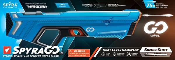 SpyraGo Vattenpistol Blå Spyra