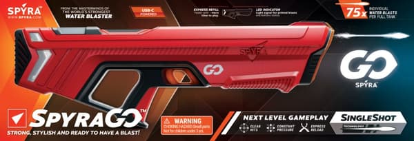 SpyraGo vannpistol rød Spyra