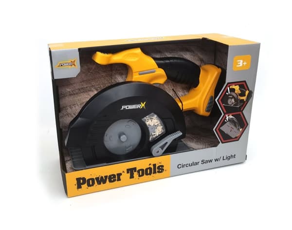 Power X Cirkelsåg med ljus