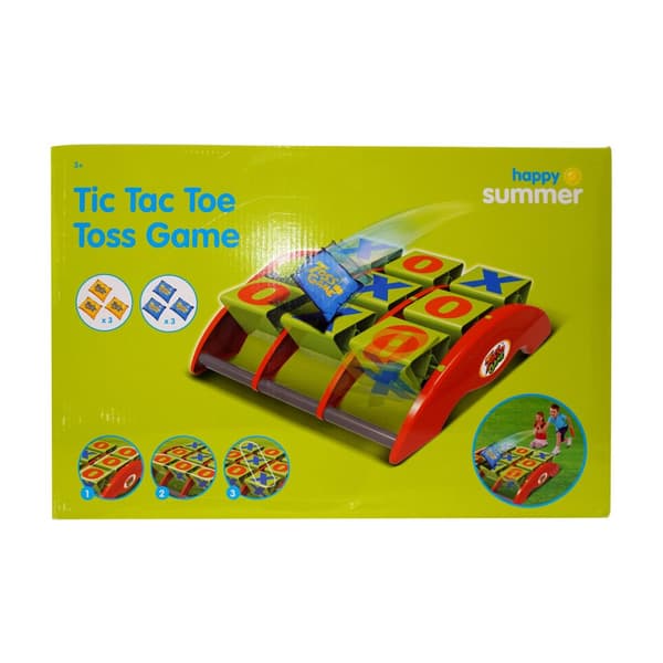 Tic Tac Toe Toss Game Happy Summer