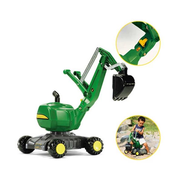 Rolly Toys John Deere Grävskopa – Grön