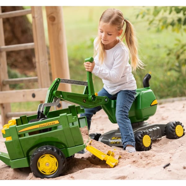 Rolly Toys John Deere Grävskopa – Grön
