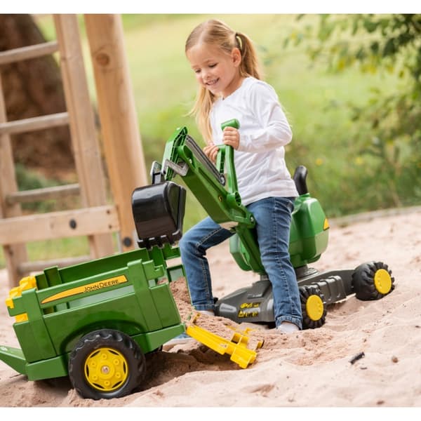 Rolly Toys John Deere Grävskopa – Grön
