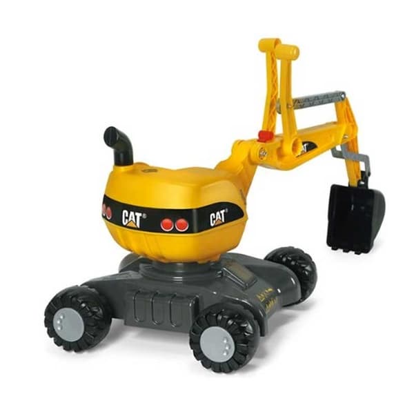Rolly Toys RollyDigger CAT – Gul roterende gravemaskineskovl til at køre på