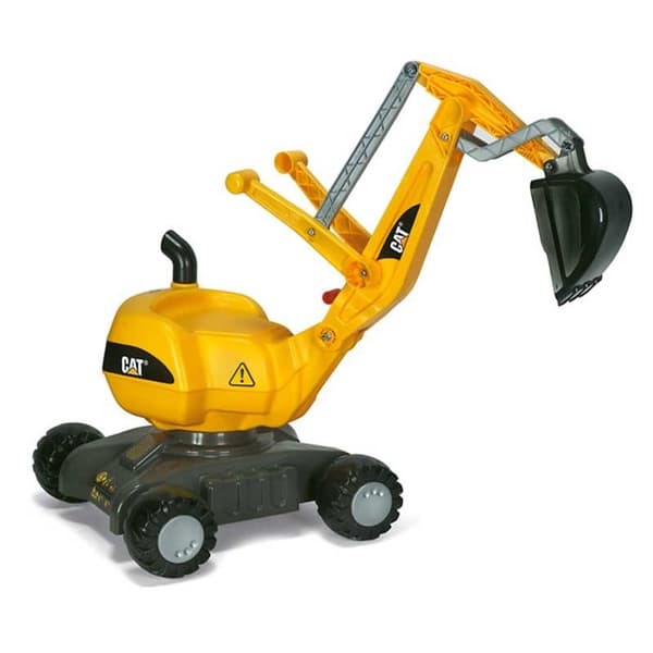 Rolly Toys RollyDigger CAT – Gul roterende gravemaskineskovl til at køre på