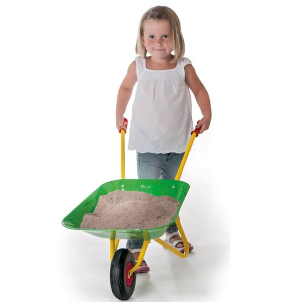 ROLLY TOYS Metall Trädgårdsskottkärra Bygg Grön