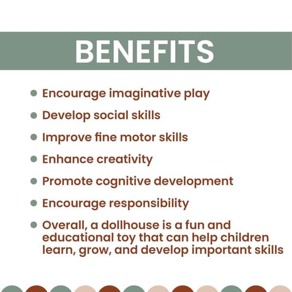 Nukkekoti ja Montessori-hylly 2-in-1