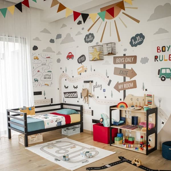Nukkekoti ja Montessori-hylly 2-in-1