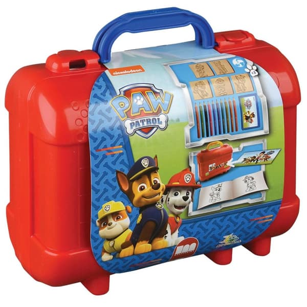 Paw Patrol farvestempel kuffertsæt