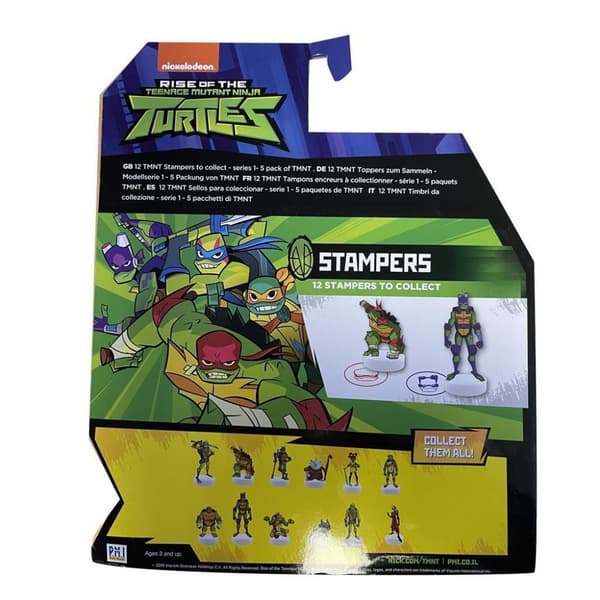 Teenage Mutant Ninja Turtles stämpelpaket 5 delar