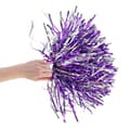 Miniatyrbillede 5 af 5: Pom Poms 2 Stykker Lilla/Sølv