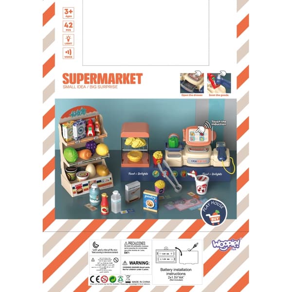 WOOPIE Butik Stormarknad Kassa 42 st