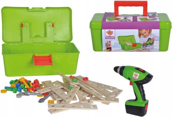 Eichhorn Constructor 100039079 64 puinen lasten työkalulaukku
