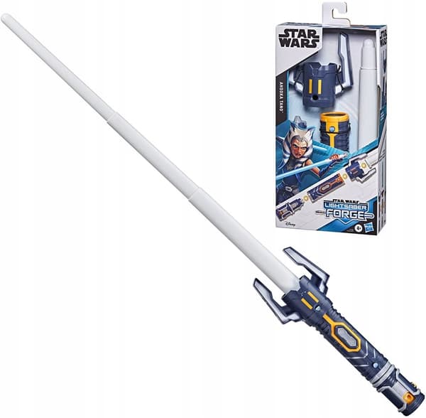 P7206 HASBRO F1159 STAR WARS -SABERI VALKOINEN PP Ashoka Tano -valomiekka