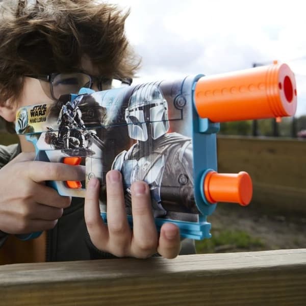 Nerf Elite F5031 Multifunktionsblaster Star Wras Mandolorian-pistol