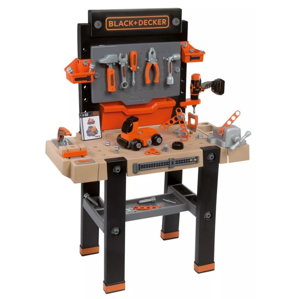 Smoby Arbetsbänk för barn BLACK+DECKER Bricolo Ultimate