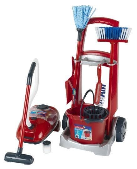 rengöringsvagn med dammsugare 7 delar