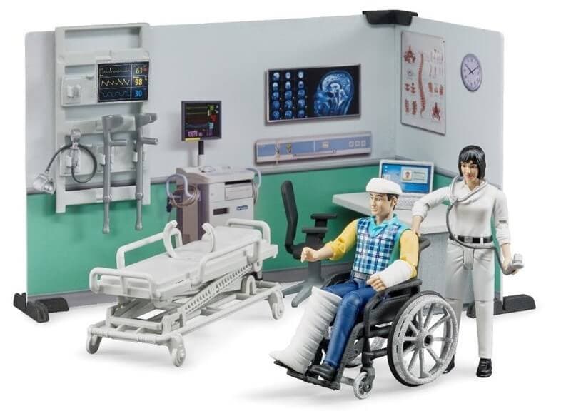 Bruder World Sjukhus med Figurer 62711