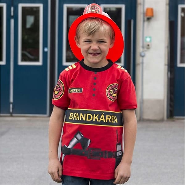Brandmands T-shirt 5-7 år - Den gode fe
