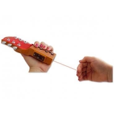 röd resor elektronisk gitarr knäppa spela rolig rolig