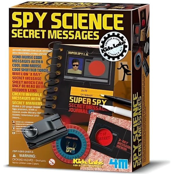 Spy Kit - Spy Gear - Secret Message - För barn från 8 år och uppåt