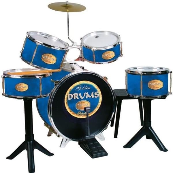 REIG Drums - Bastrumma, trummor, 2-tons bongo och cymbal