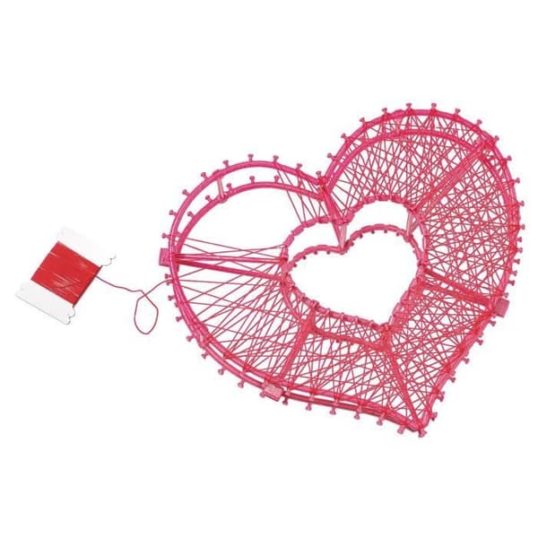 String It maxi: 3D Heart - Ravensburger - Komplett set i sträckt tråd - DIY barns kreativa fritid - 2 modeller - Från 8 år