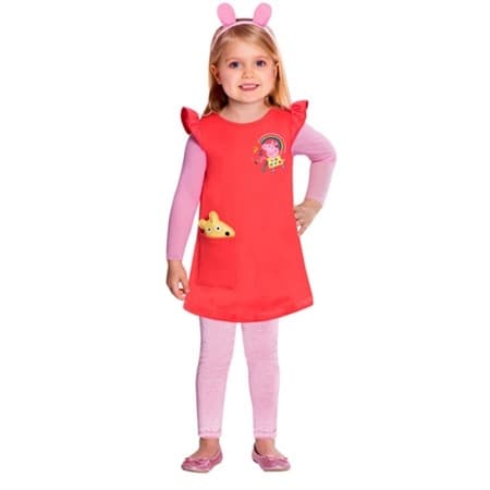 Utklädning för Barn, Greta Gris 2-3 år