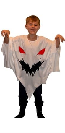 Poncho Spöke för Barn