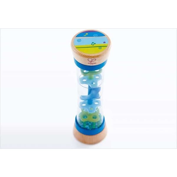 Blå regnpinne - HAPE - Rattle - Sensorisk utveckling - Blandat