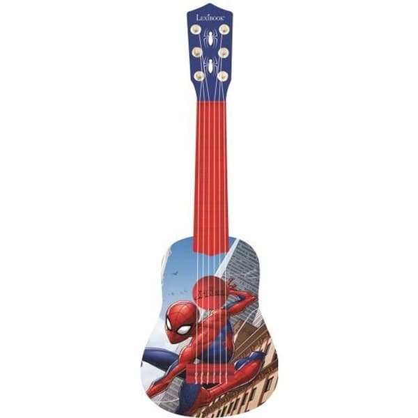 Lexibook - Min första Spider-Man-gitarr - 53cm - Inlärningsguide ingår