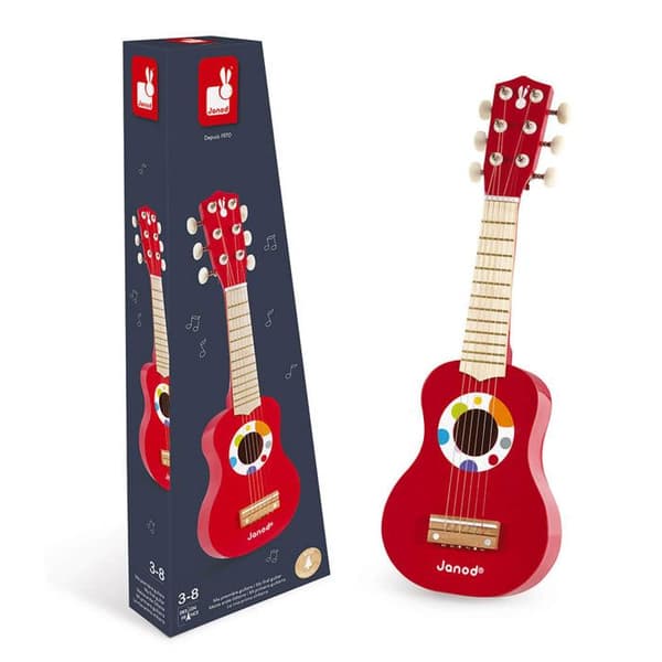 Trägitarr JANOD My First Confetti Guitar - Från 3 år