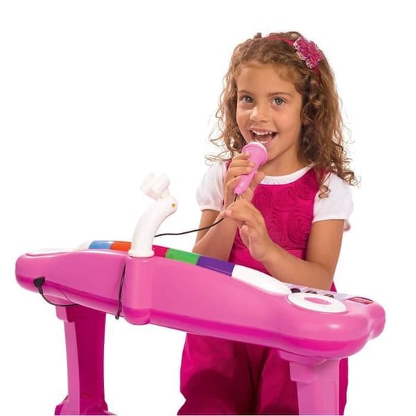 SIMBA 271 349 952,6 cm My Music World Girls stående keyboard med pall - 106830690