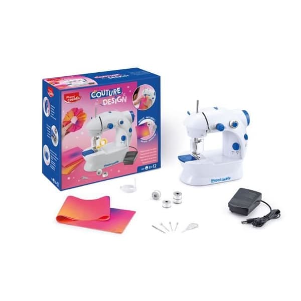 MAPED Couture Design Symaskin - Vit - Ålder 8+ - Komplett kit för nybörjare