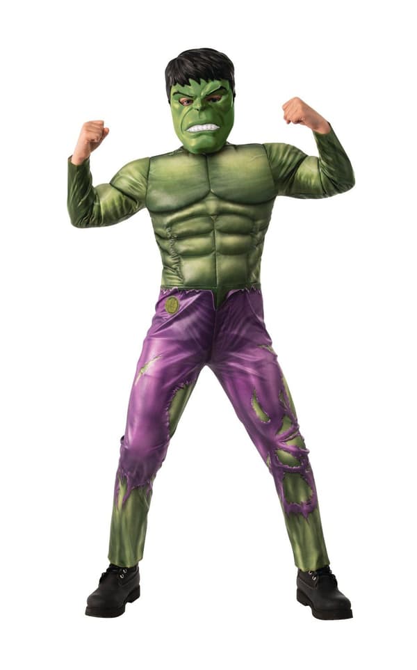 Avengers Hulk Deluxe Barndräkt (Stl. L)