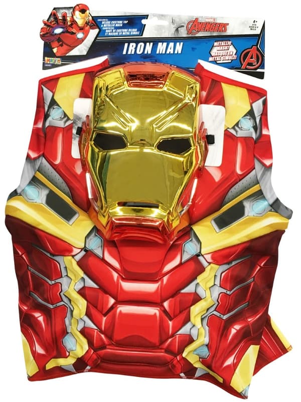 Iron Man AVENGERS ASSEMBLE Deluxe Top utklädningsset, 4-7 år