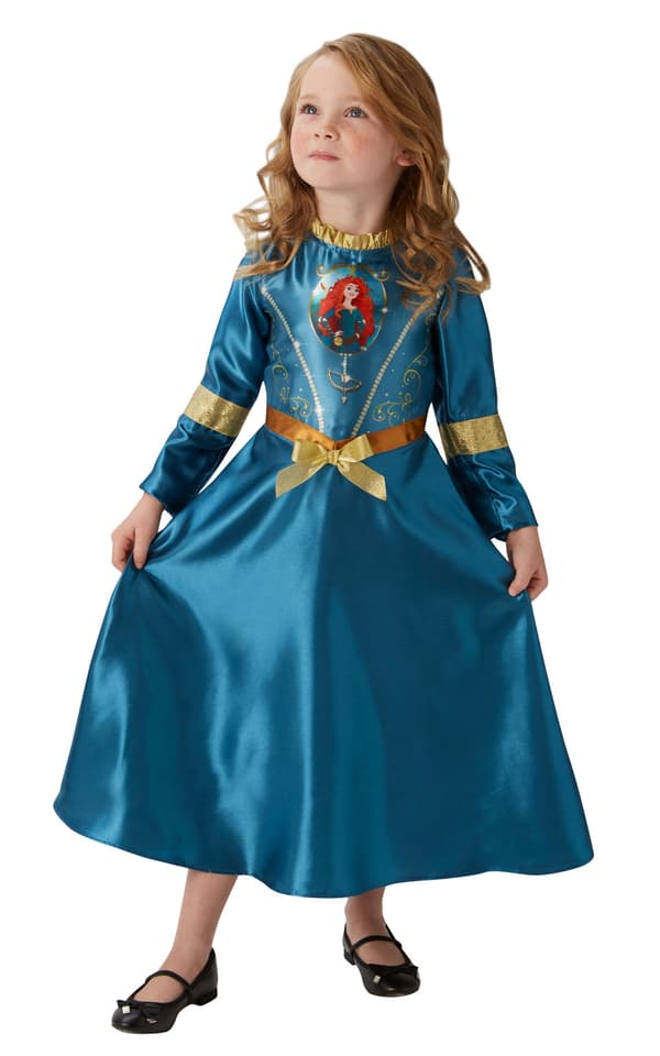 Disney Modig Merida Utklädning ( Stl. 128/L)
