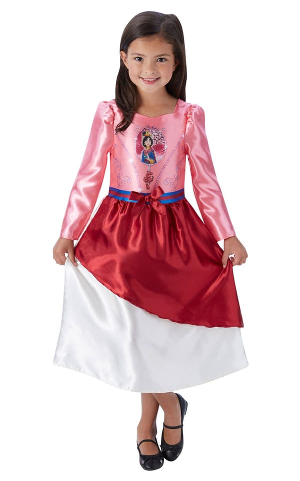 Disney Prinsessan Mulan Dräkt till barn (Stl. 116/M)