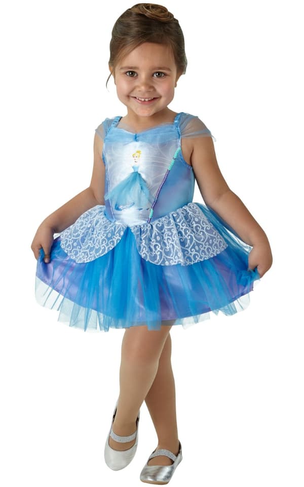 Disney Prinsessan Askungen Ballerina utklädning (2-6 år)(Stl. 116/M)